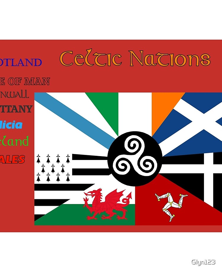 CELTIC NATIONS FLAG 5' x 3' Cornwall Isle of Man Brittany ...