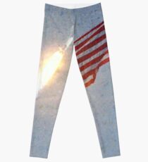 Lift Off - Apollo 11 Artwork / Digital Painting Leggings