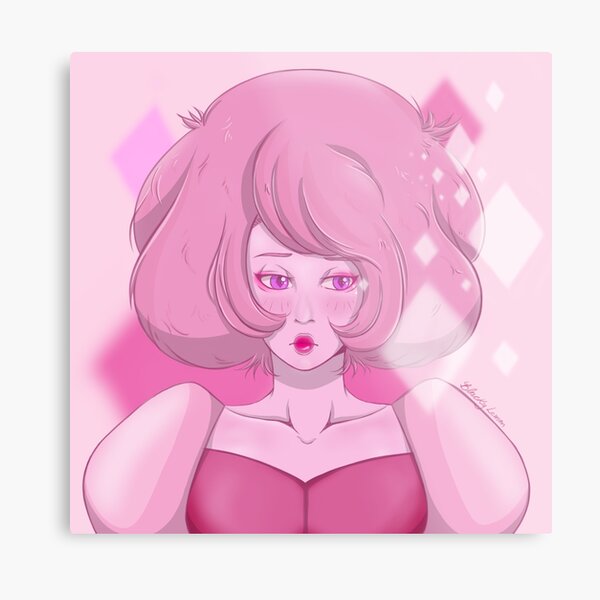 Pink Diamond Metal Print