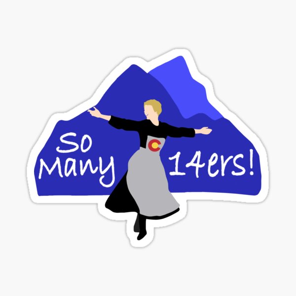 So Many 14ers Sticker