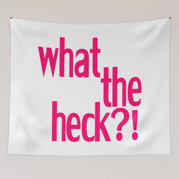 Item preview, what the heck?! designed and sold by wordznart.