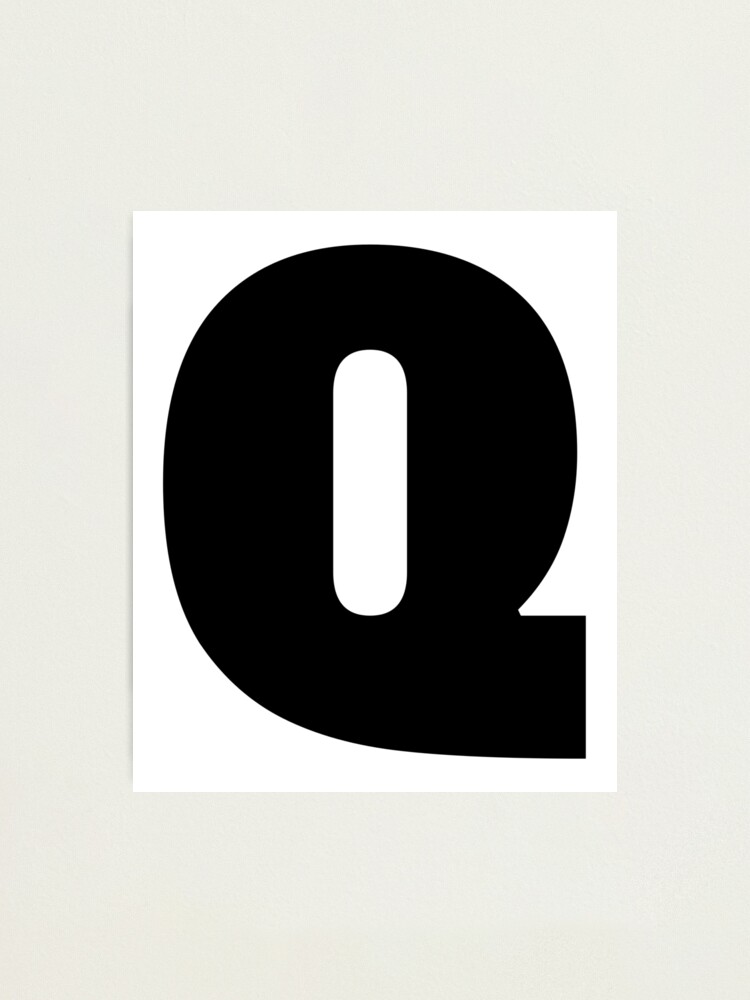 alphabet q uppercase letter q letter q photographic print by marosharaf redbubble