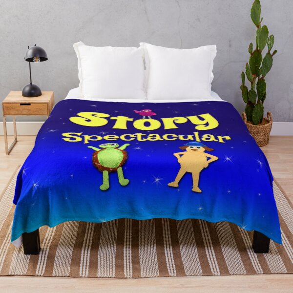 Item preview, Story Spectacular Kid's Podcast Logo in Yellow & Blue by Storytacular designed and sold by Storytacular.