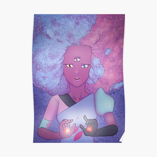 Cotton Candy Garnet Poster