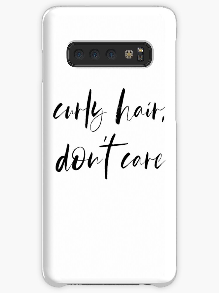 Curly Hair Don T Care Case Skin For Samsung Galaxy By Sjgjg