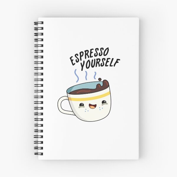 Item preview, Espresso Yourself Funny Coffee Puns  designed and sold by punnybone.