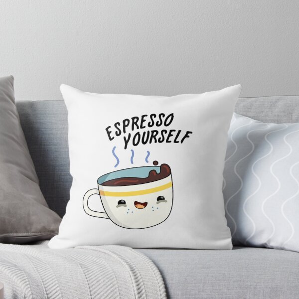 Item preview, Espresso Yourself Funny Coffee Puns  designed and sold by punnybone.