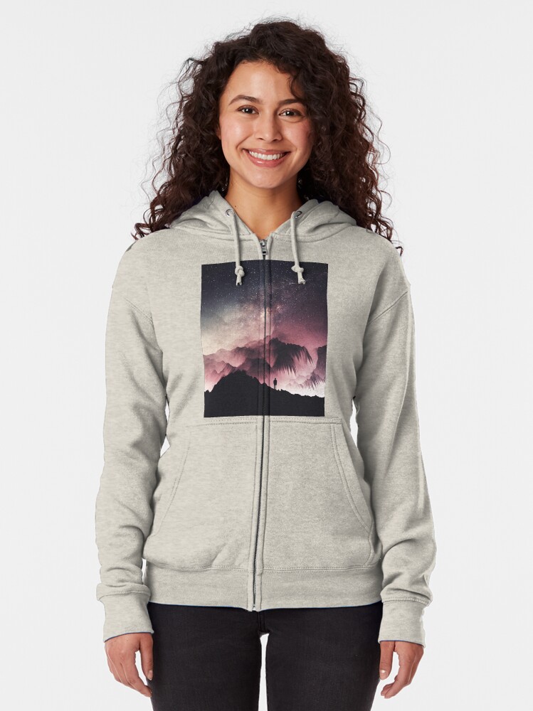 Alternate view of Night Zipped Hoodie