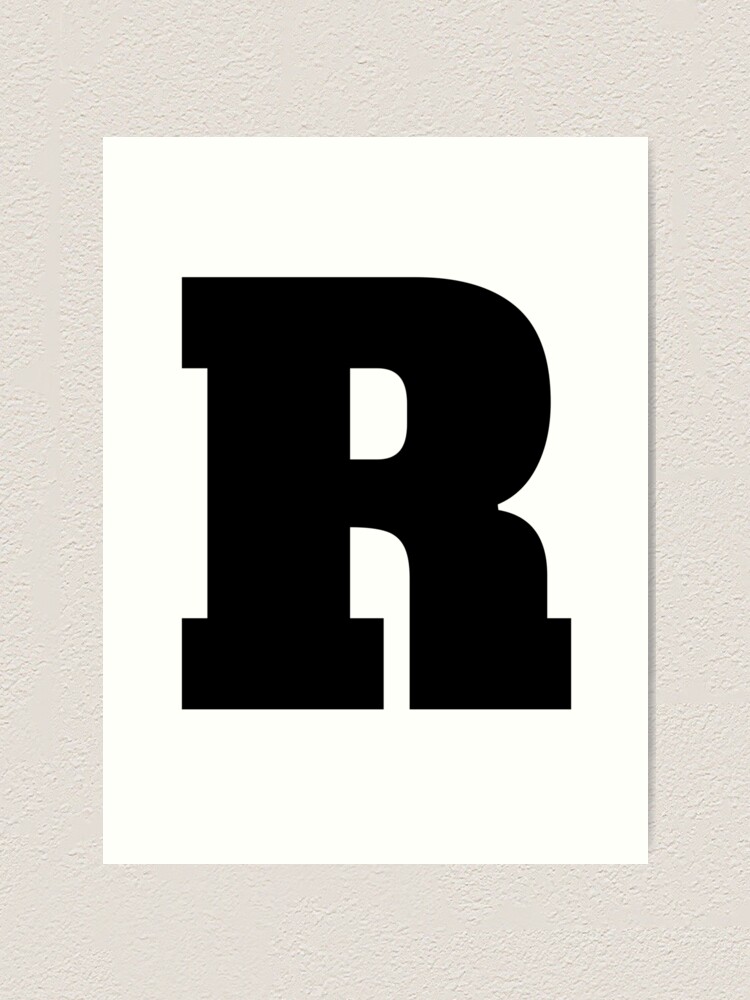 Alphabet R (Uppercase letter r), Letter R