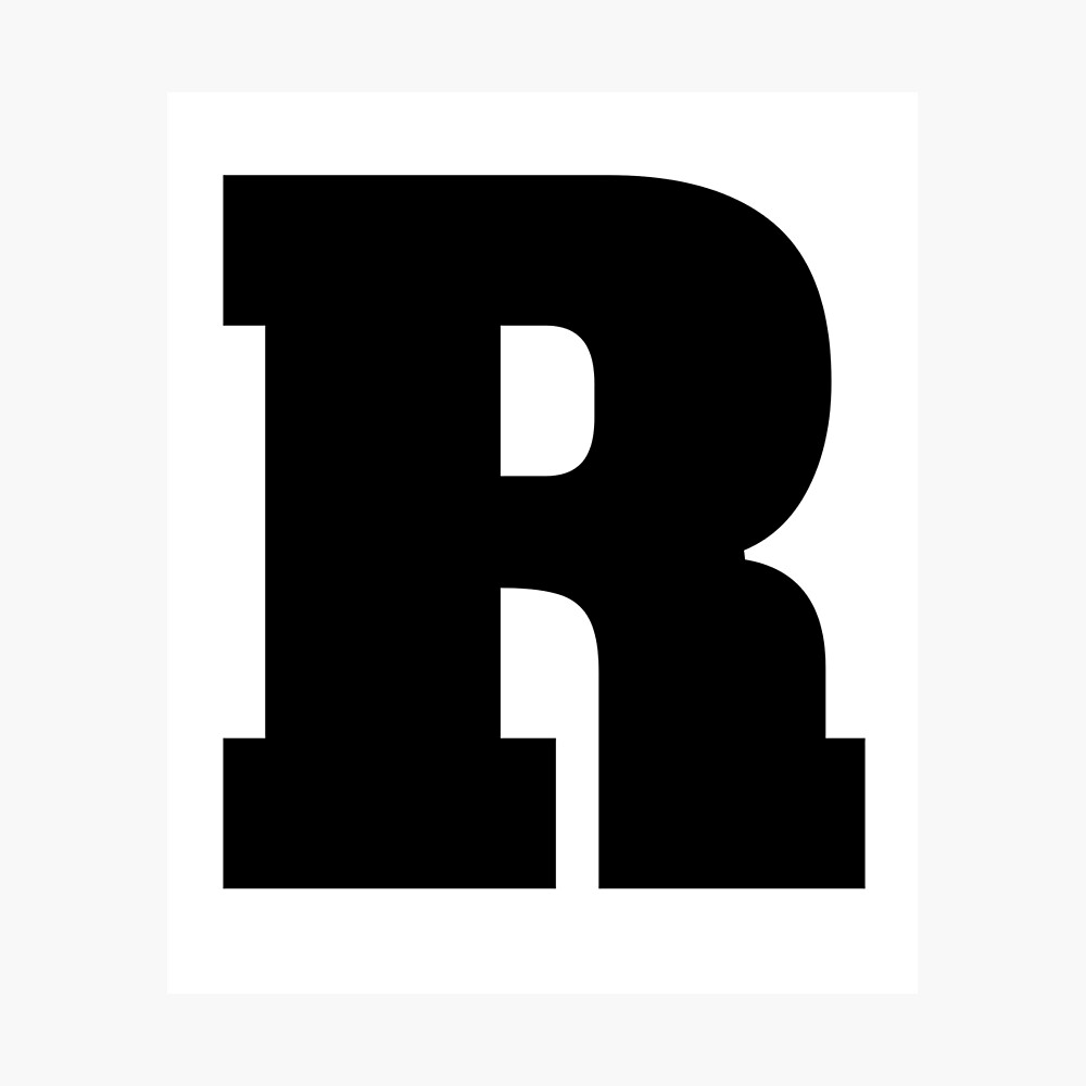 Alphabet R (Uppercase letter r), Letter R