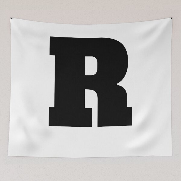Item preview, Alphabet R (Uppercase letter r), Letter R designed and sold by marosharaf.