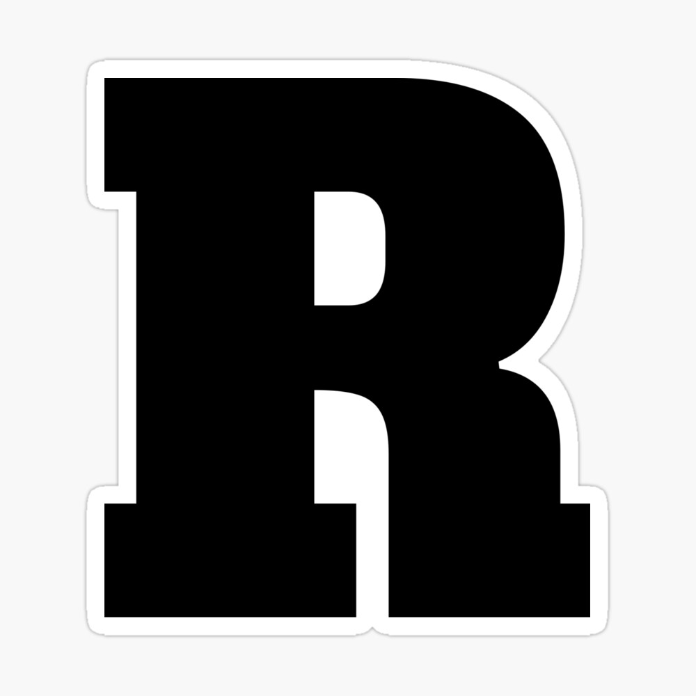 Alphabet R (Uppercase letter r), Letter R | iPad Case & Skin