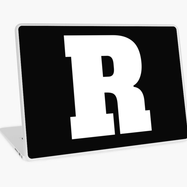 Alphabet R Uppercase Letter R Letter R Laptop Skin By Marosharaf Redbubble