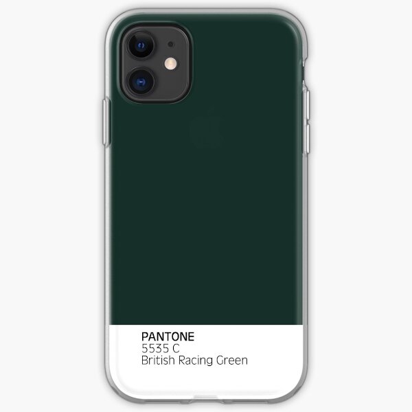 PANTONE 5535c British Racing Green Funda blanda para iPhone