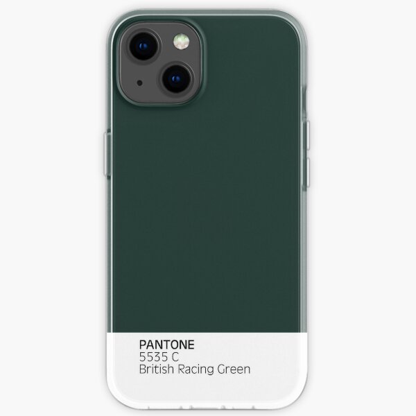 PANTONE 5535c British Racing Green Coque souple iPhone