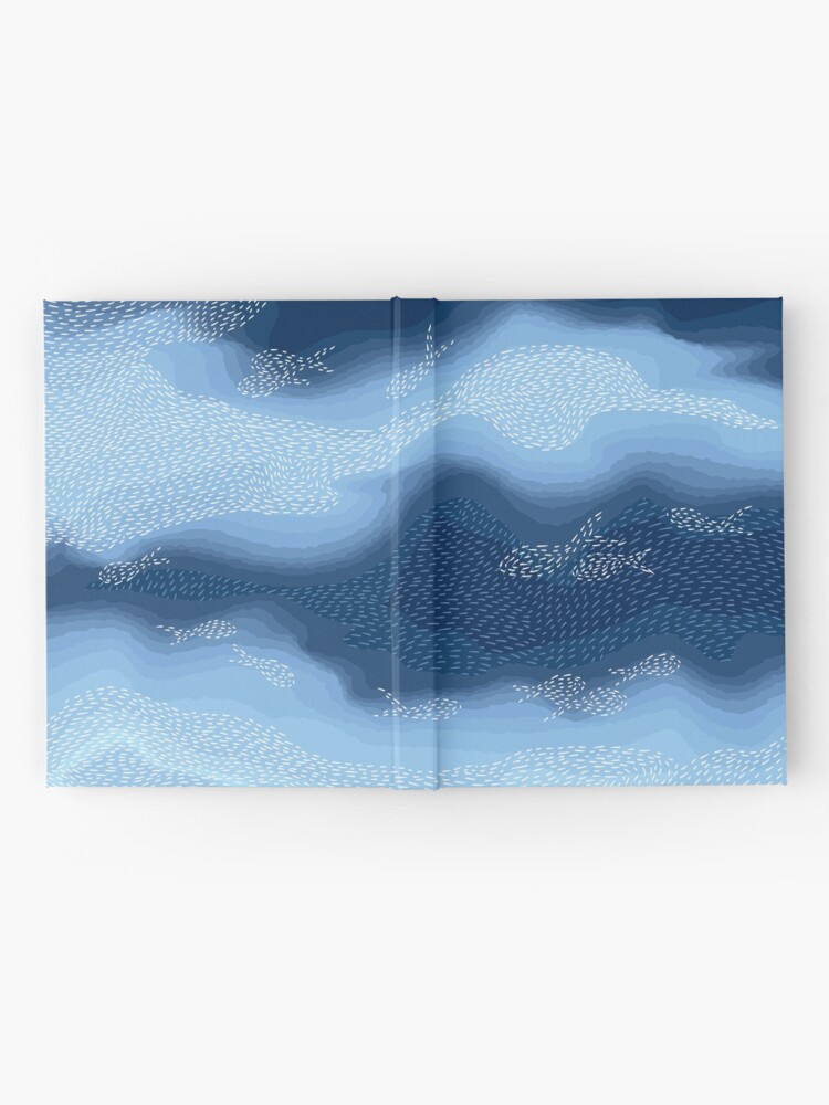 Alternate view of Sea - Fish in the blue Hardcover Journal
