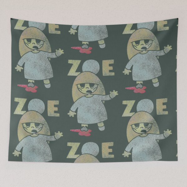 Item preview, Zoe - the cute little zombie girl ... slightly more decayed designed and sold by BrownWoodRobot.
