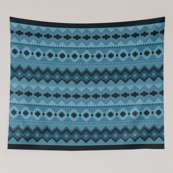Item preview, Aztec Geometric in Aqua designed and sold by KPcaptures.