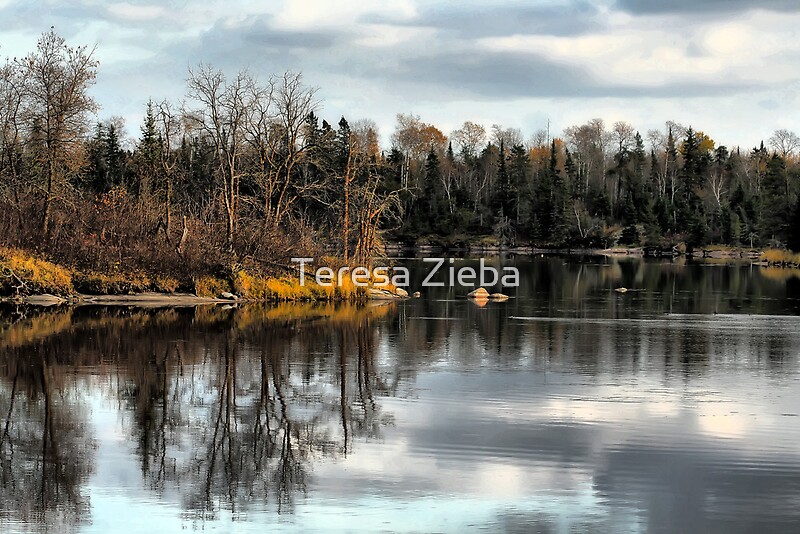 "Beautiful Pinawa, Manitoba" by Teresa Zieba Redbubble