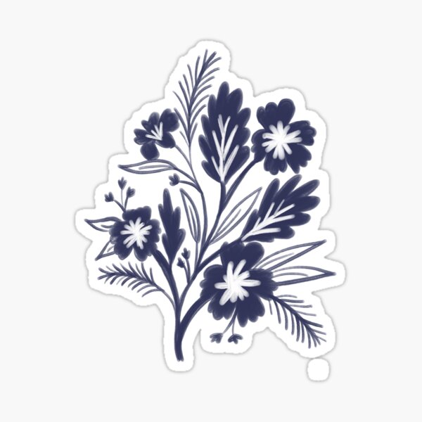 Navy Blue Stickers Redbubble