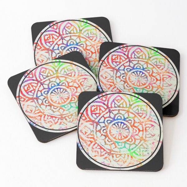 Item preview, Rainbow Mandala designed and sold by BirdsongAndBear.