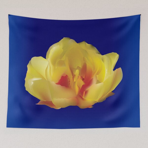 Item preview, Yellow Low Poly Cactus Flower designed and sold by bluemaggie.