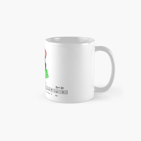 Tinsel Tunes Logo with Music Staves Classic Mug