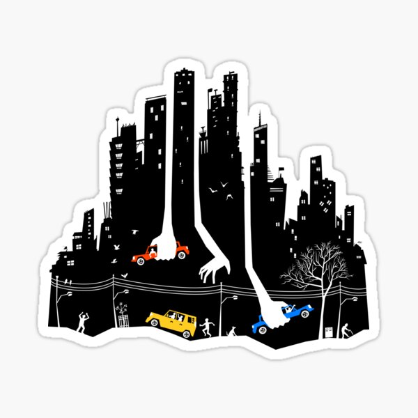 Beware Of Those Hands Sticker