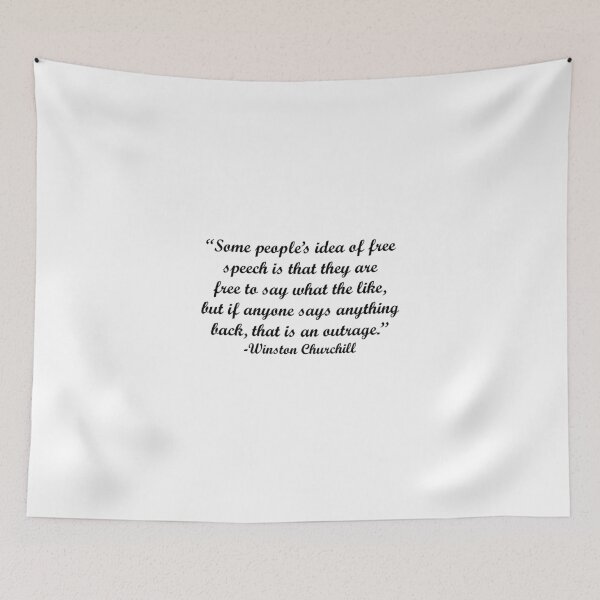 Item preview, Winston Churchill Quote- Idea of Free designed and sold by AmeriKayUSA.
