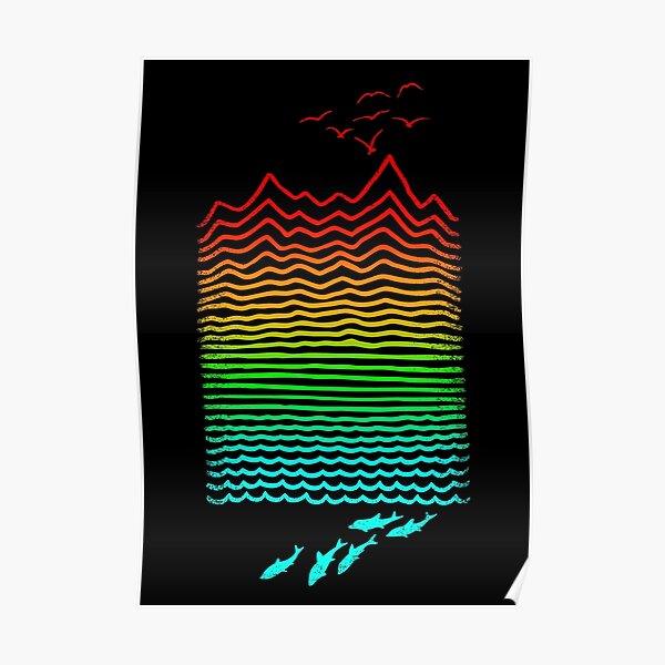 High Up Above And Down Below Poster