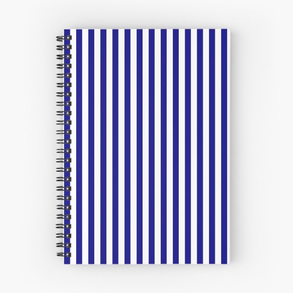 Artikelvorschau, Dunkelblaue und weiße vertikale Streifen entworfen und verkauft von ColorPatterns.