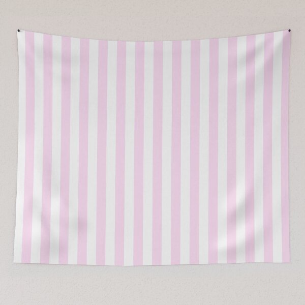 Item preview, Pink Lace Pink and White Vertical Stripes designed and sold by ColorPatterns.