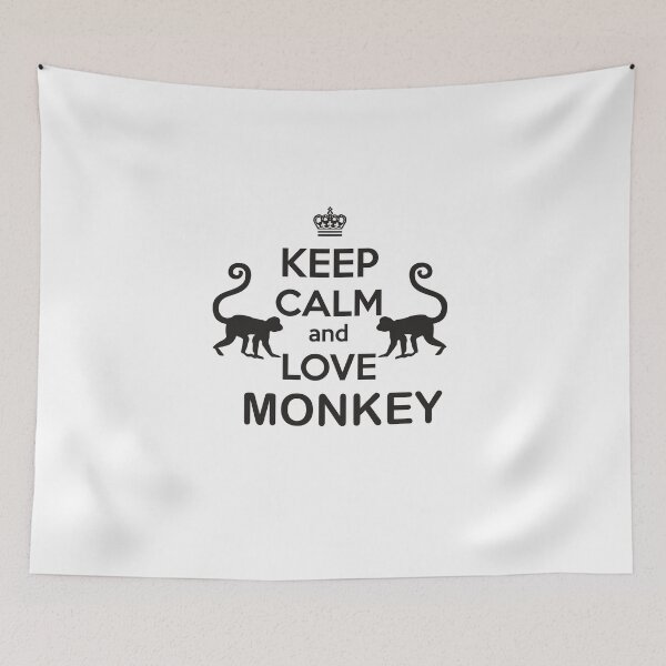 Item preview, Monkey monkey animal monkey gift gift idea designed and sold by HSGDesignz.