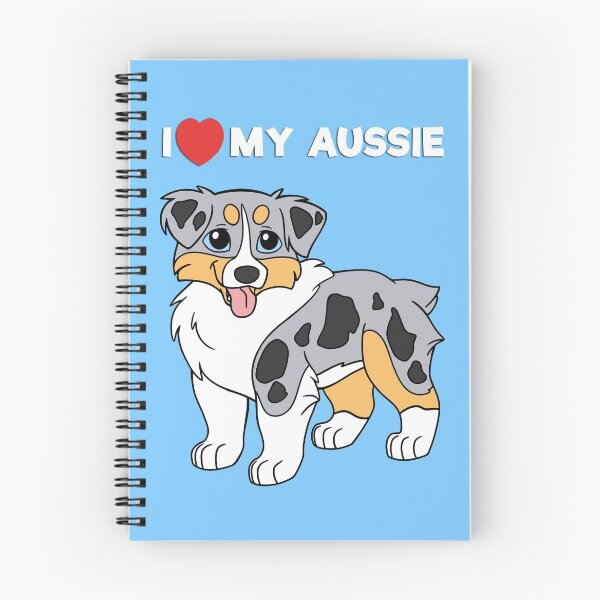 Item preview, I Love My Aussie Blue Merle designed and sold by sculptedpups.