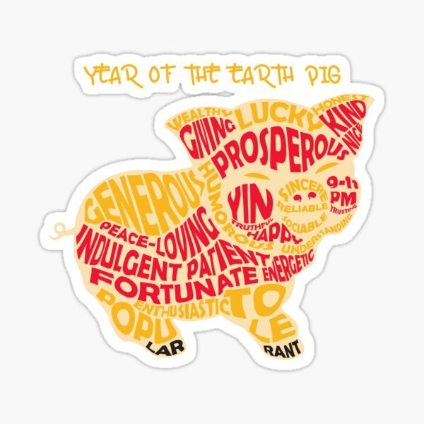 The Earth Pig Sticker