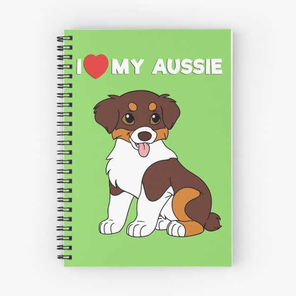 Item preview, I Love My Aussie Red Tri designed and sold by sculptedpups.