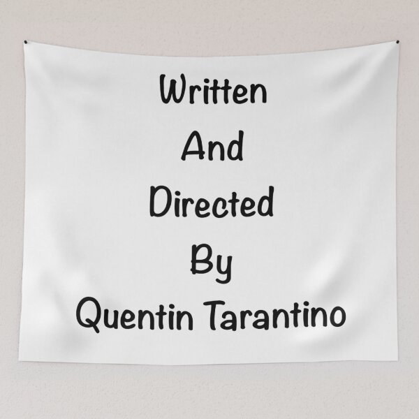 Item preview, Written and directed by Quentin Tarantino designed and sold by carlyscreations.