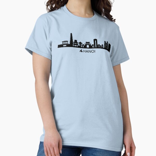Item preview, Hanoi Vietnam Skyline Art designed and sold by Elenia Design.