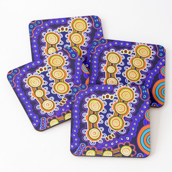 Item preview, Authentic Aboriginal Art - Yugarabul Gathering designed and sold by HogarthArts.