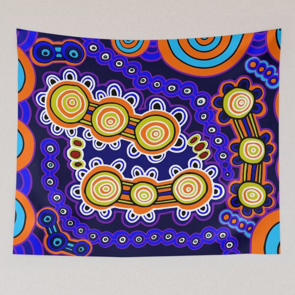 Item preview, Authentic Aboriginal Art - Yugarabul Gathering designed and sold by HogarthArts.
