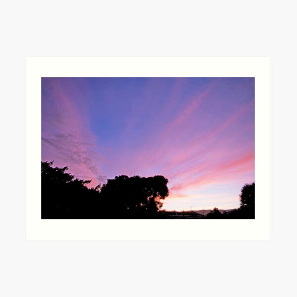 Red Sky in the Morning Art Print