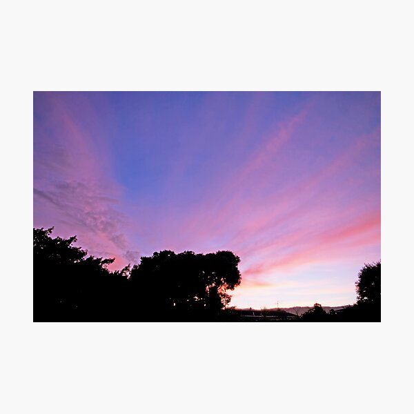 Red Sky in the Morning Photographic Print
