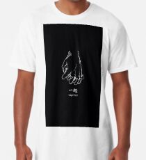 yikes alesia schwarzes hipsher togeter paris muster Longshirt