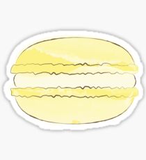 Yellow Macaron Sticker - Lemon Macaroon Sticker