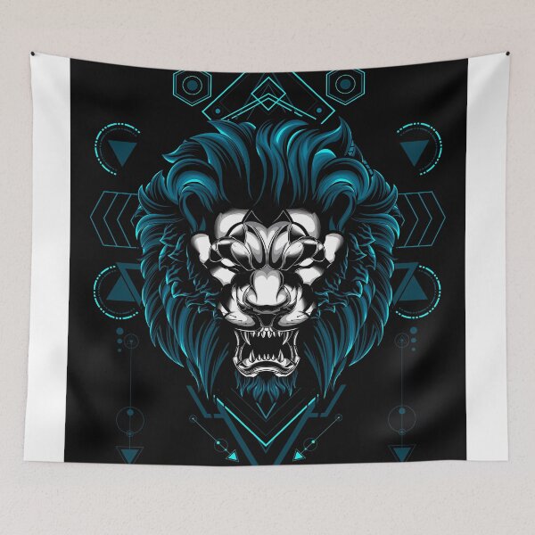 Item preview, The Lion sacred geometry designed and sold by Syndicate-std.