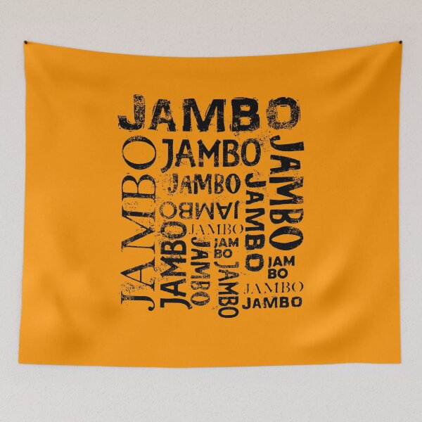 Item preview, Jambo! Jambo! Jambo! - Africa Swahili Quote (Black Text) designed and sold by TimorousEclectc.
