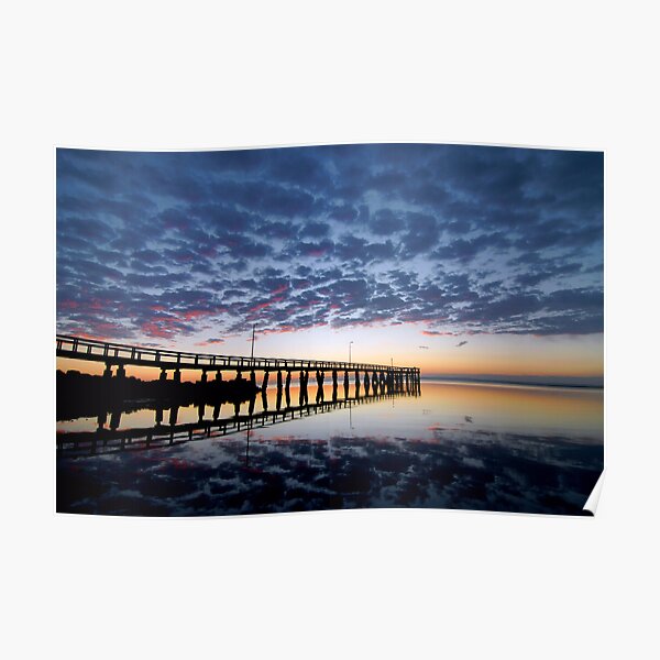 Sunrise on the jetty Poster