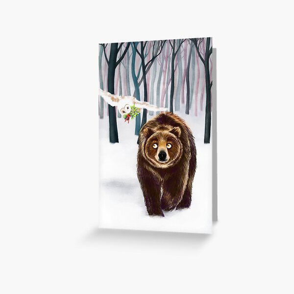 Aperçu de l'œuvre L'ours et le hibou, ou le début d'une histoire créée et vendue par Noemí Navarro.