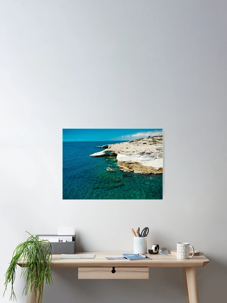 Thumbnail 2 of 3, Poster, White Rocks designed and sold by DRONY.