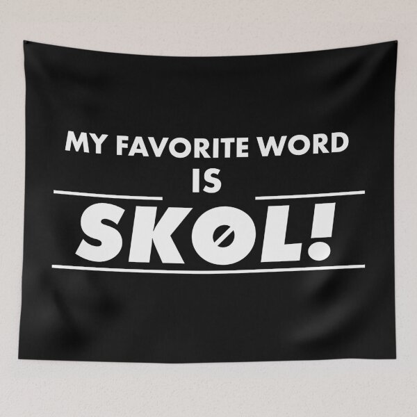 Item preview, SKOL Favorite Word Funny Vikings Gift Idea designed and sold by SphereZones.